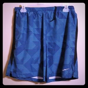 Nike running shorts lined dri-fit blue